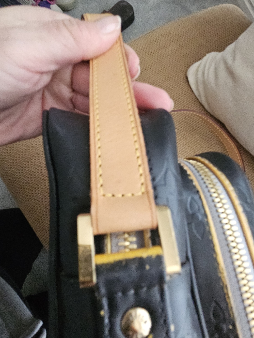 Louis Vuitton Black on Black Embosssed Wooster Crossbody Bag 🖤 - Picture 12 of 15